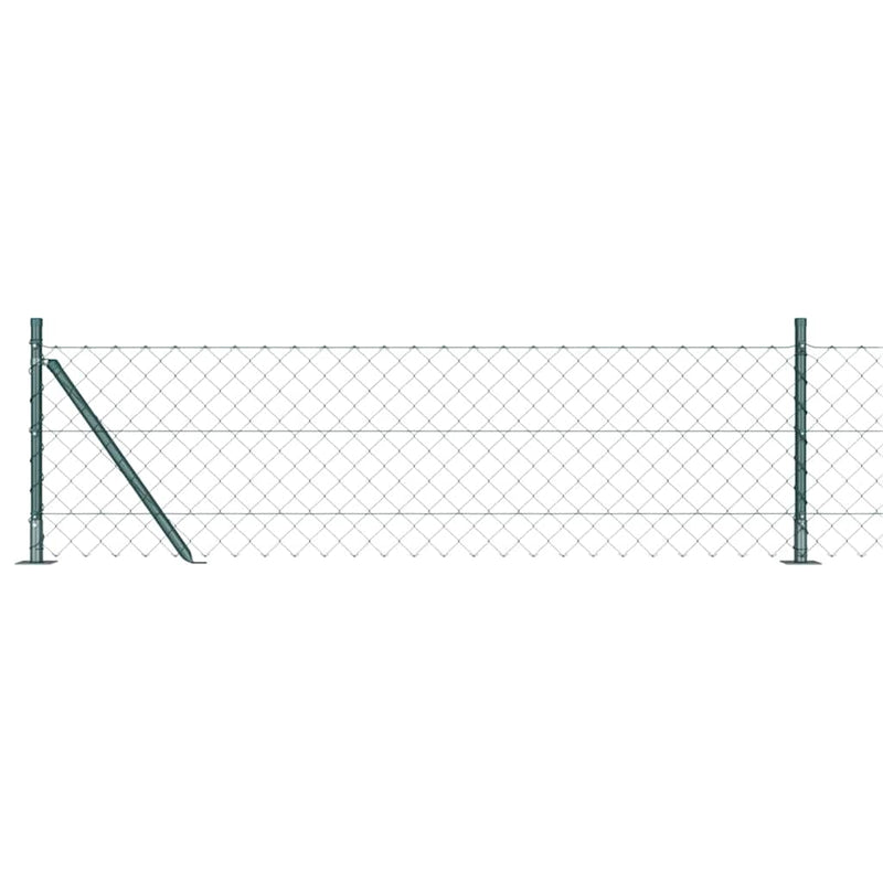 Vidaxl afrasteringspaal groen 10 x 0,6 m (60 x 60 mm gaas)