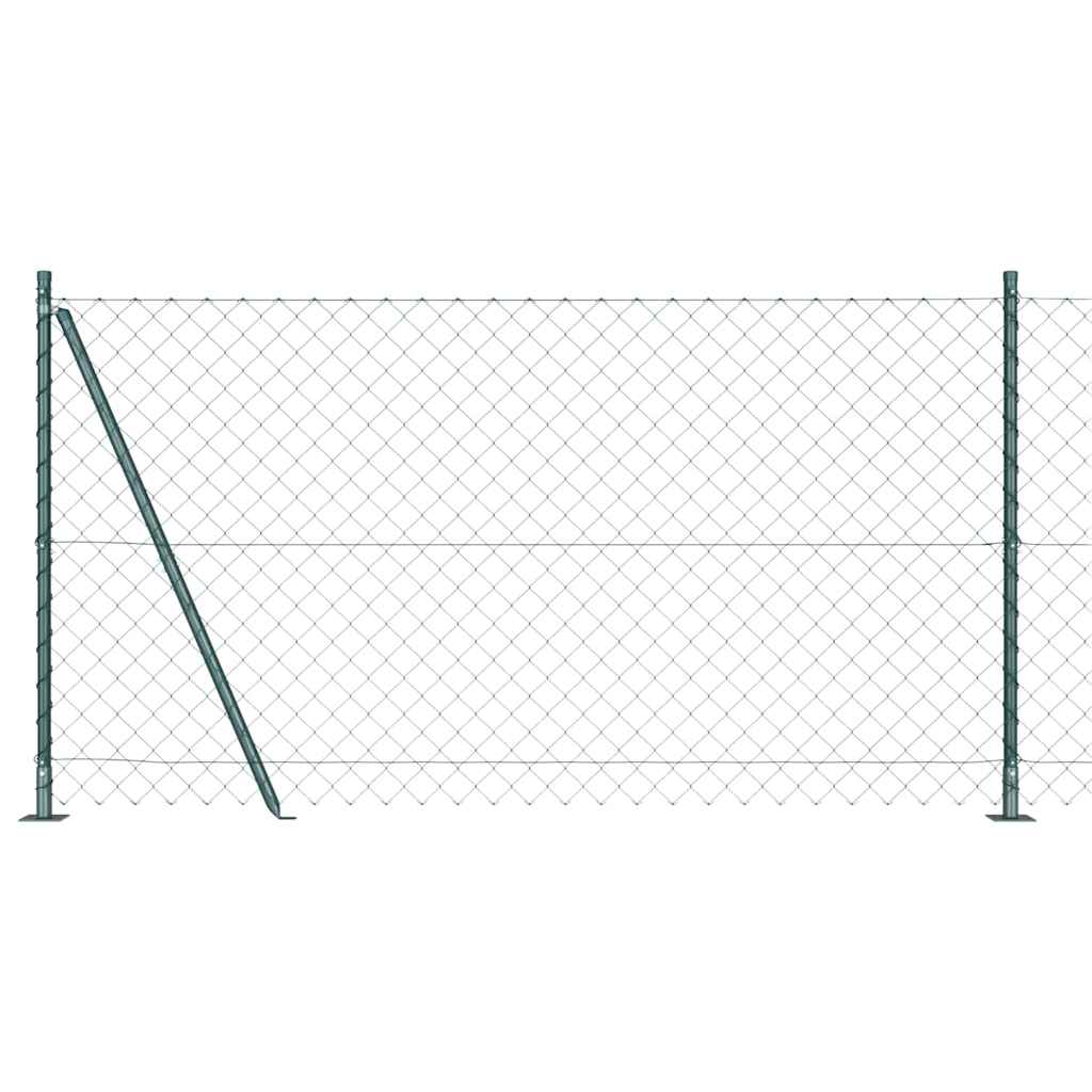 Poste para valla Vidaxl verde 10 x 1,2 m (malla 60 x 60 mm)
