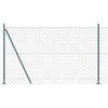 Poste para valla Vidaxl verde 10 x 1,6 m (malla 60 x 60 mm)