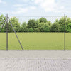 Vidaxl afrasteringspaal grijs 10 x 1,4 m (60 x 60 mm gaas)