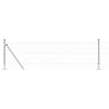 Poste para valla Vidaxl plateado 10 x 0,6 m (malla 60 x 60 mm) acero