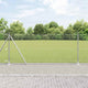 Vidaxl afrasteringspaal zilver 25 x 0,8 m (60 x 60 mm gaas) staal