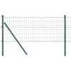 Recinzione Vidaxl con palo verde 0,8 x 10 m in acciaio e PVC
