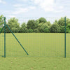 Valla vidaxl con poste verde 1,5 x 10 m acero y PVC