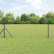 Valla vidaxl con poste gris 0,8 x 25 m acero y PVC