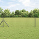 Valla vidaxl con poste gris 0,4 x 25 m acero y PVC