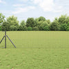 Recinzione Vidaxl con palo grigio 0,6 x 10 m in acciaio e PVC