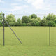 Valla vidaxl con poste acero gris 1,5 x 10 m
