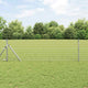 Valla vidaxl con poste plata 0,8 x 10 m acero y PVC