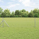 Valla vidaxl con poste plata 0,6 x 10 m acero y PVC