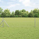 Valla vidaxxl con poste plata 0,6 x 25 m acero y PVC