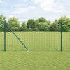 Vidaxl hek met paal groen 1 x 10 m staal