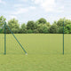 Valla vidaxl con poste verde 1,6 x 10 m acero y PVC