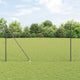 Valla vidaxl con poste gris 1,5 x 10 m acero y PVC