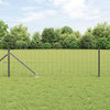 Recinzione Vidaxl con palo grigio 0,4 x 10 m in acciaio e PVC