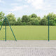 Valla vidaxxl con poste verde 1,2 x 10 m acero y PVC
