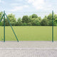 Valla vidaxxl con poste verde 1,4 x 10 m acero y PVC