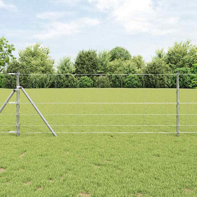 Vidaxl afrasteringspaal gegalvaniseerd 25 x 0,8 m staal