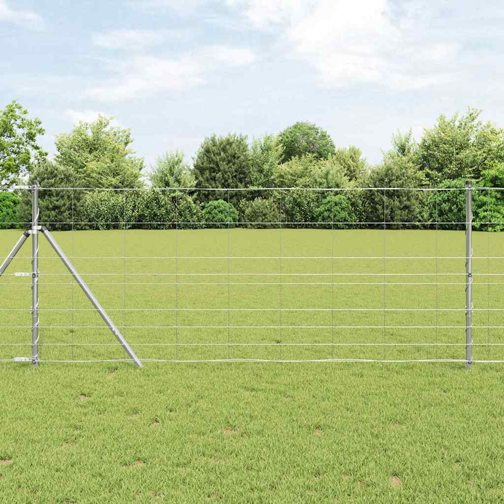 Palo per recinzione Vidaxl zincato 25 x 1 m in acciaio