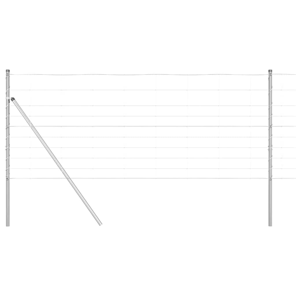 Poste para valla vidaxl acero galvanizado 25 x 1 m