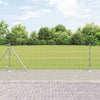 Poste para valla vidaxl acero galvanizado 25 x 0,8 m