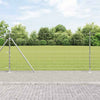 Poste para valla vidaxl acero galvanizado 25 x 1,2 m