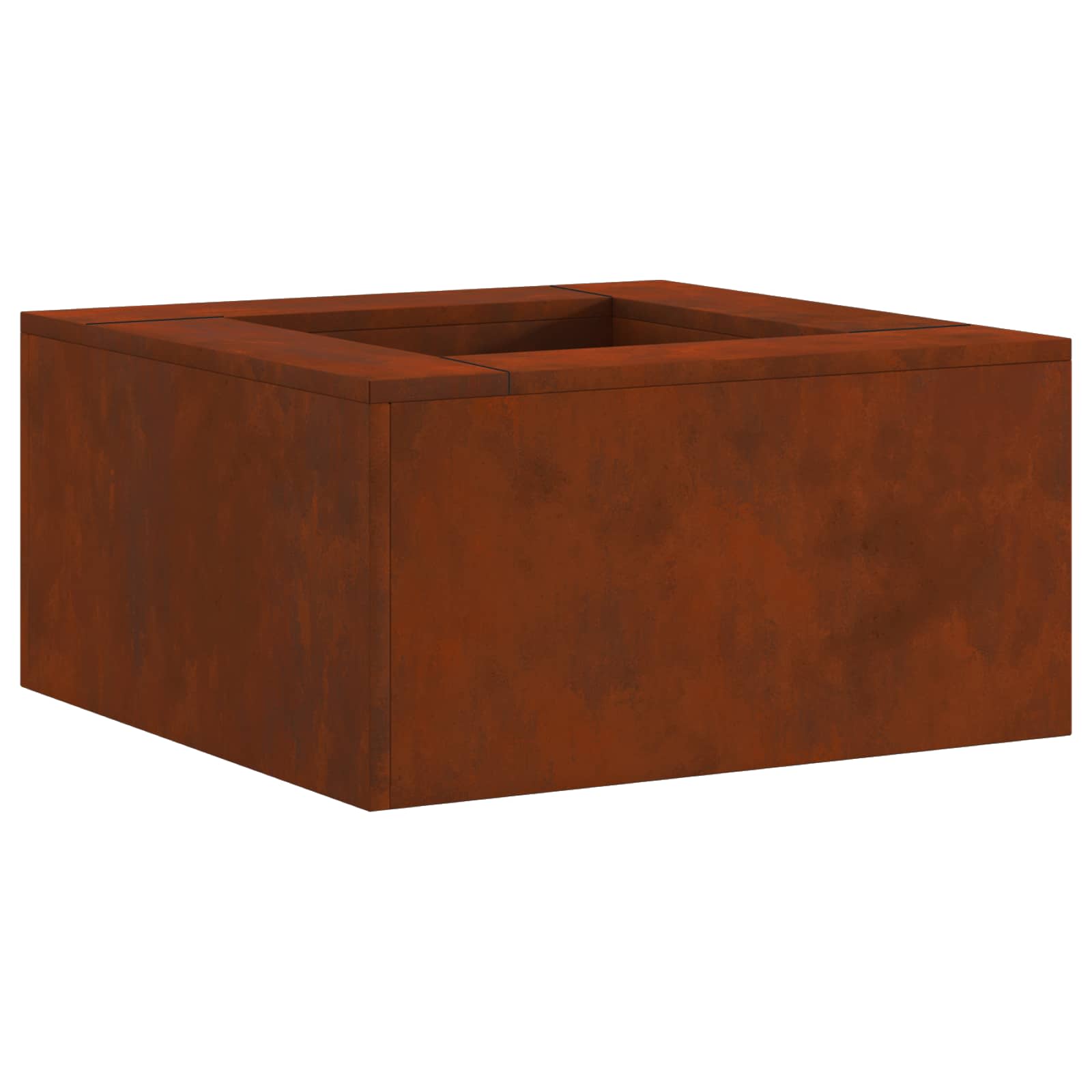 Vidaxl vuurkorf bruin 60 x 60 x 30 cm cortenstaal