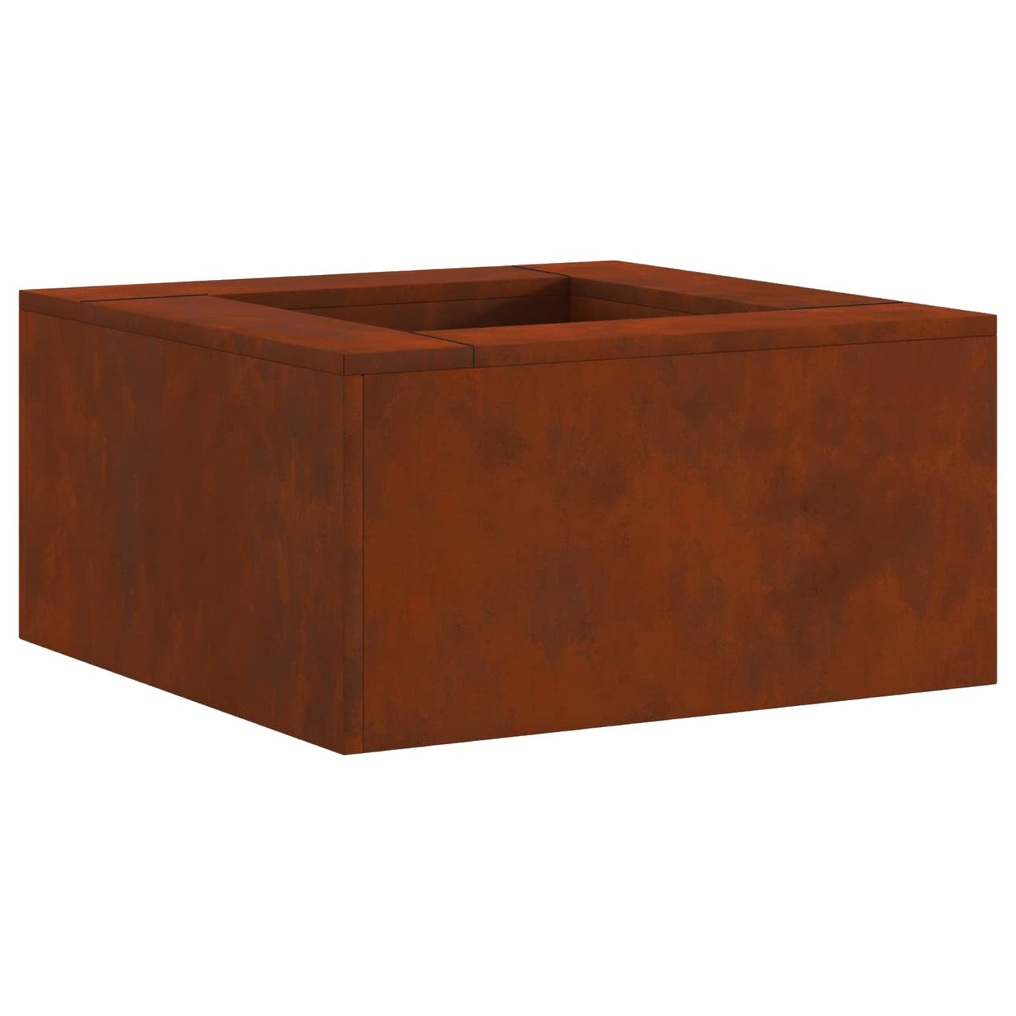 Vidaxl vuurkorf bruin 80 x 80 x 40 cm cortenstaal