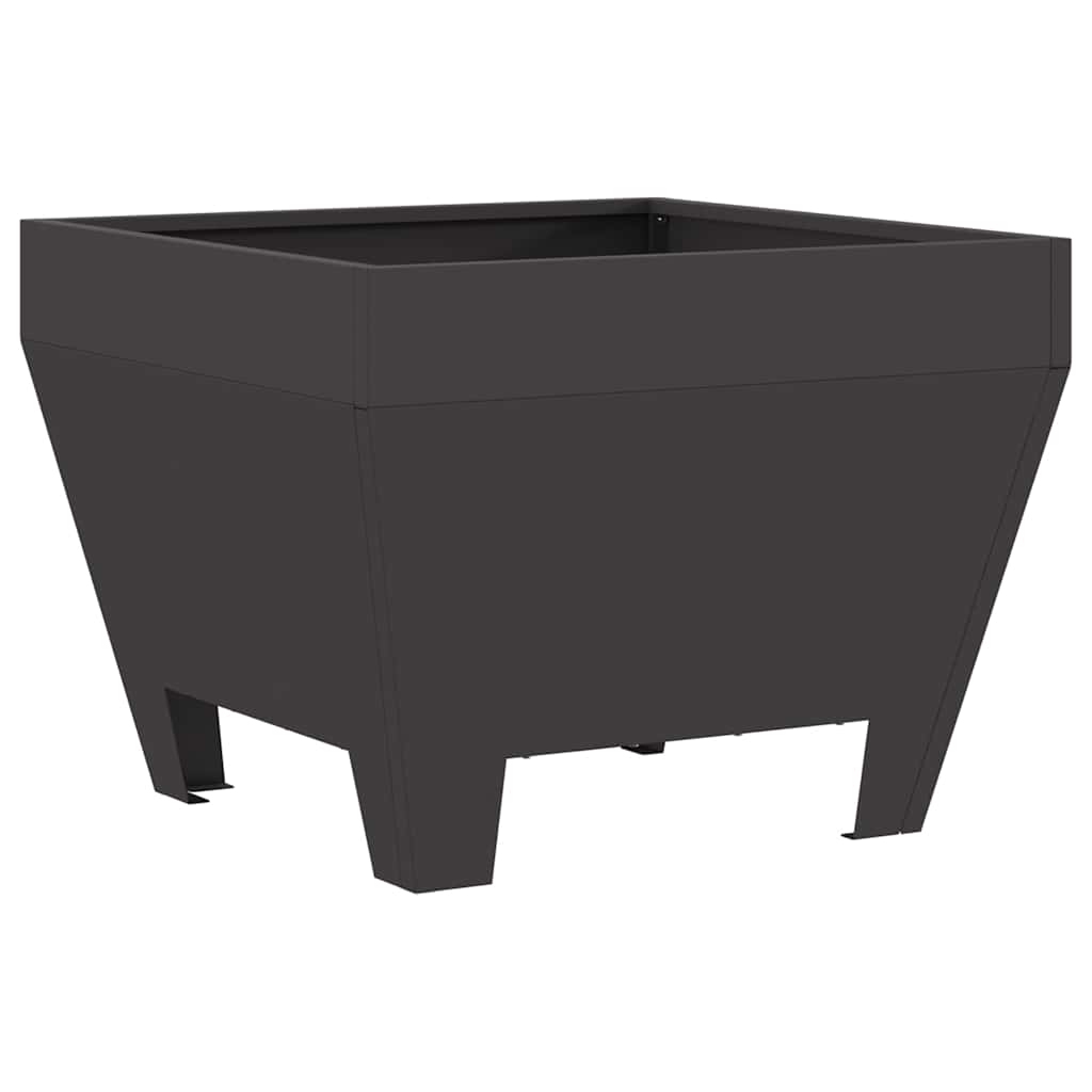 Braciere Vidaxl nero 50 x 50 x 38 cm in acciaio