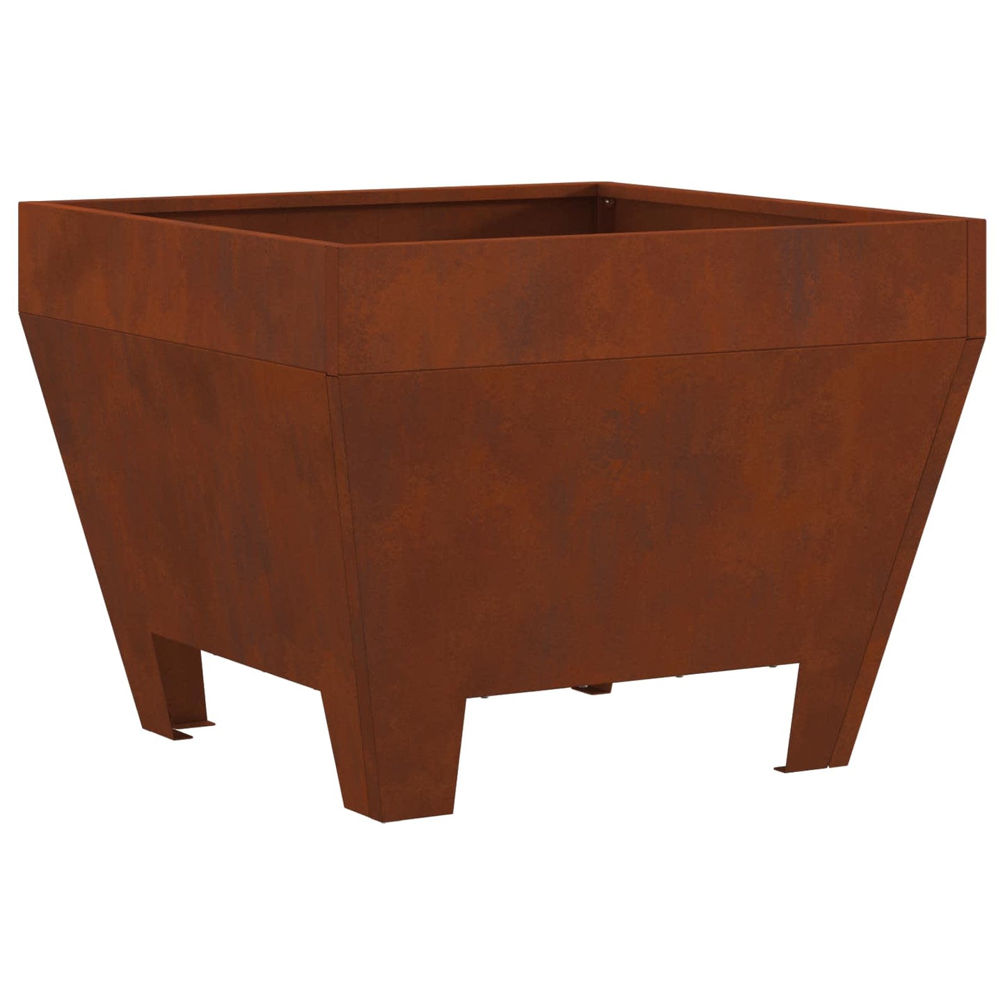 Vidaxl vuurkorf bruin 50 x 50 x 38 cm cortenstaal