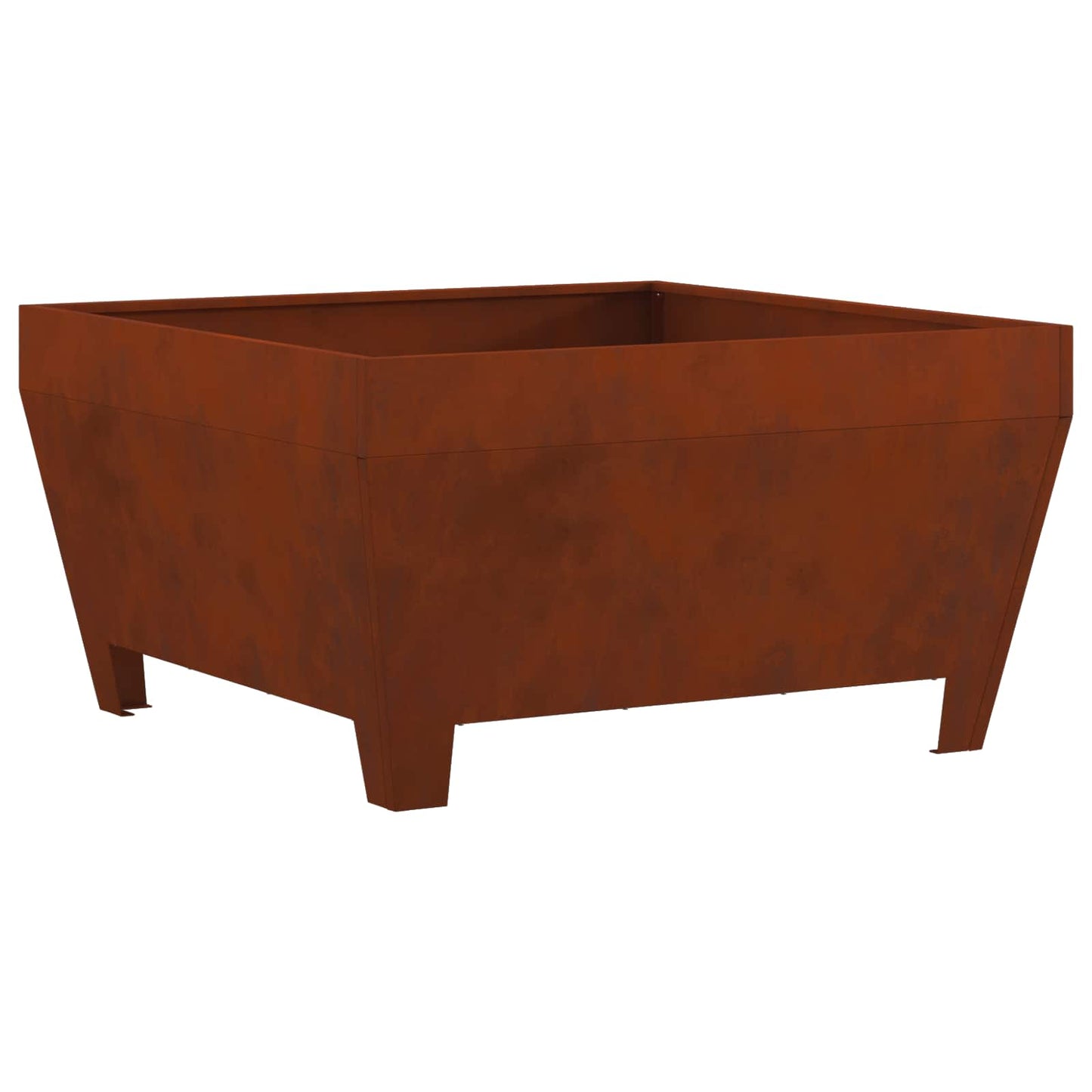Vidaxl vuurkorf bruin 80 x 80 x 43 cm cortenstaal
