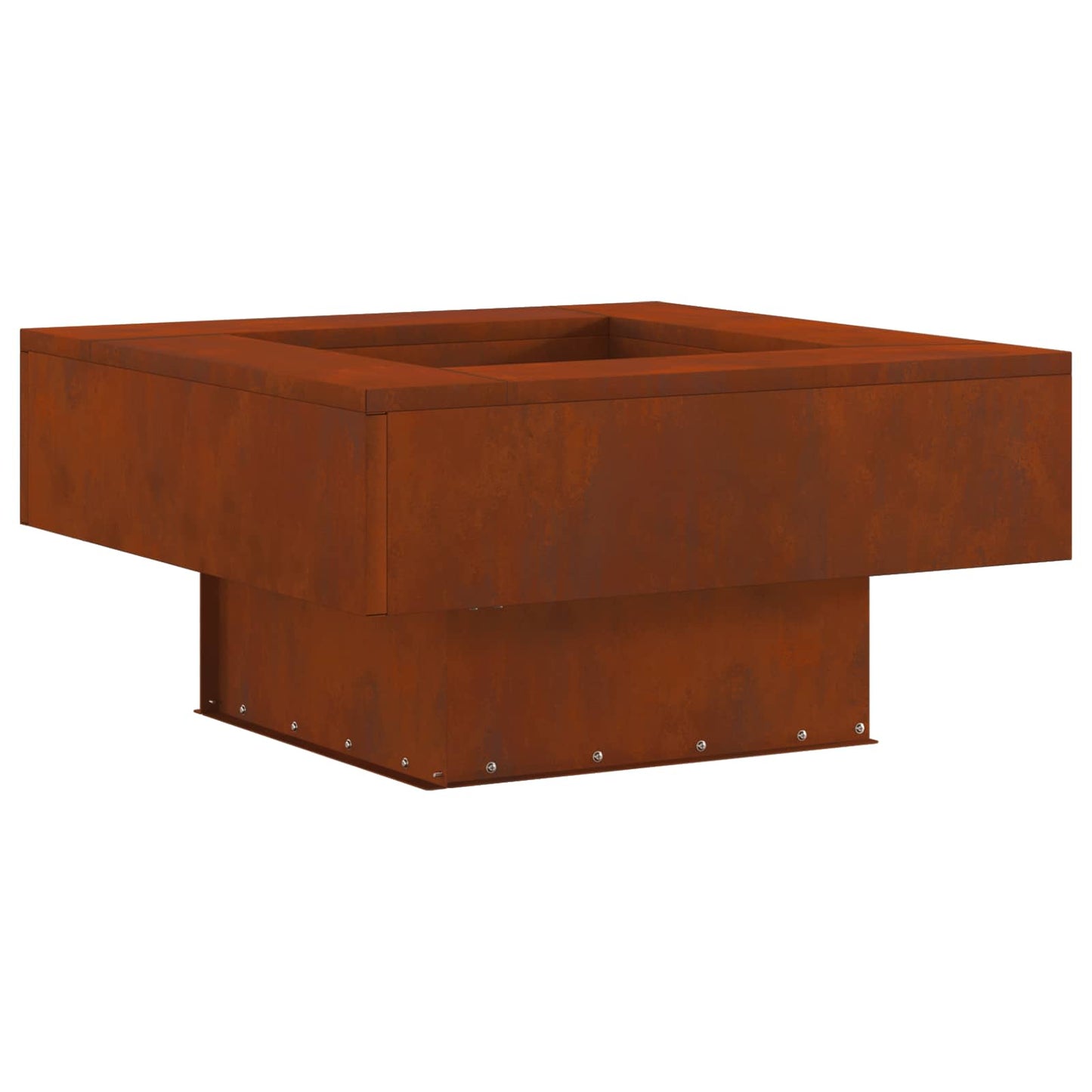 Vidaxl vuurkorf bruin 60 x 60 x 30 cm cortenstaal