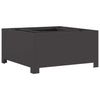 Braciere Vidaxl nero 60 x 60 x 30 cm in acciaio