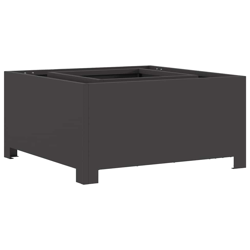 Braciere Vidaxl nero 60 x 60 x 30 cm in acciaio