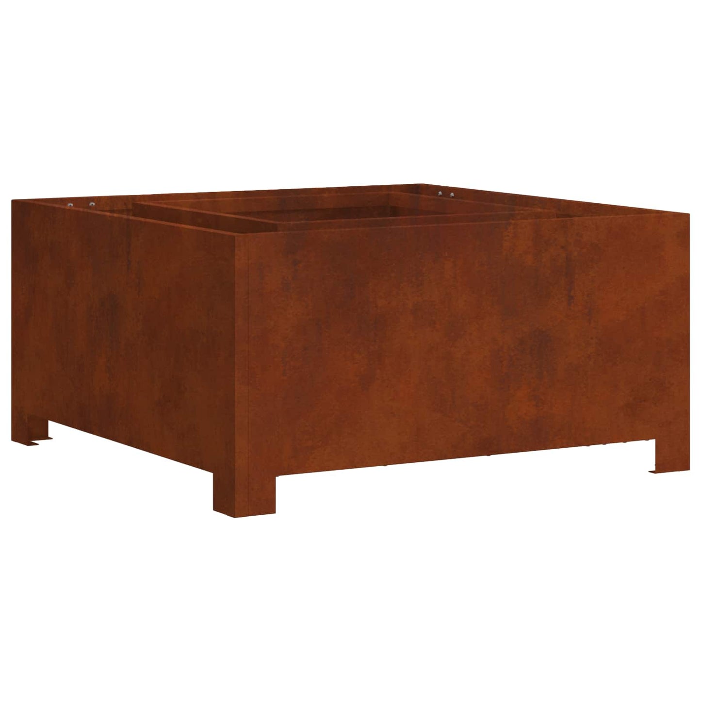 Vidaxl vuurkorf bruin 60 x 60 x 30 cm cortenstaal