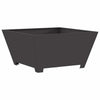 Vidaxl brasero negro 80 x 80 x 40 cm acero