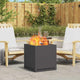 Vidaxl braciere senza fumo nero 48 x 48 x 50 cm in acciaio