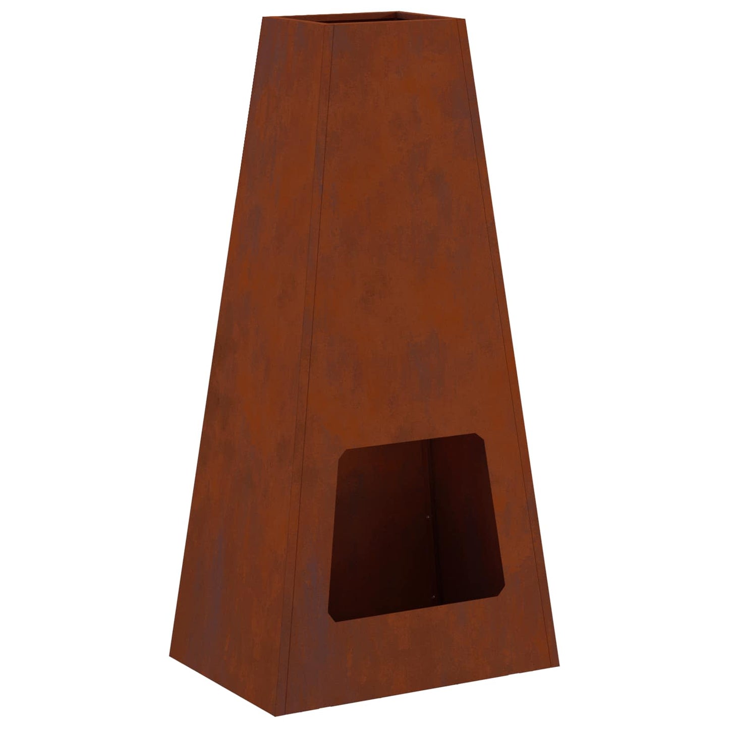 Vidaxl vuurkorf bruin 50 x 35 x 100 cm cortenstaal