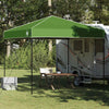 Tenda da sole Vidaxx verde 243 x 243 x 251 cm in tessuto
