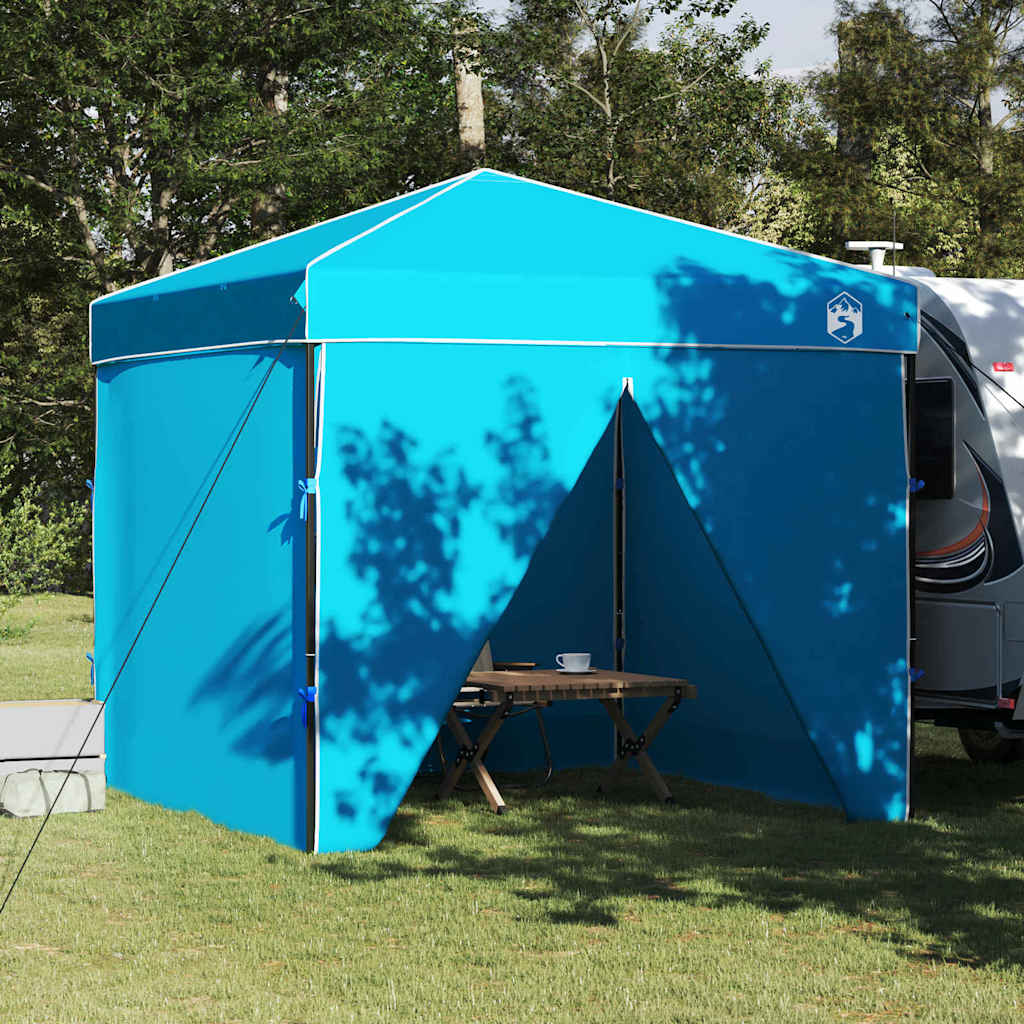 Tienda toldo Vidaxx tela azul 243 x 243 x 251 cm