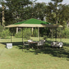 Vidaxl luifeltent groen 395 x 395 x 251 cm stof