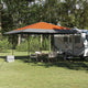 Vidaxl luifeltent oranje 395 x 395 x 251 cm stof