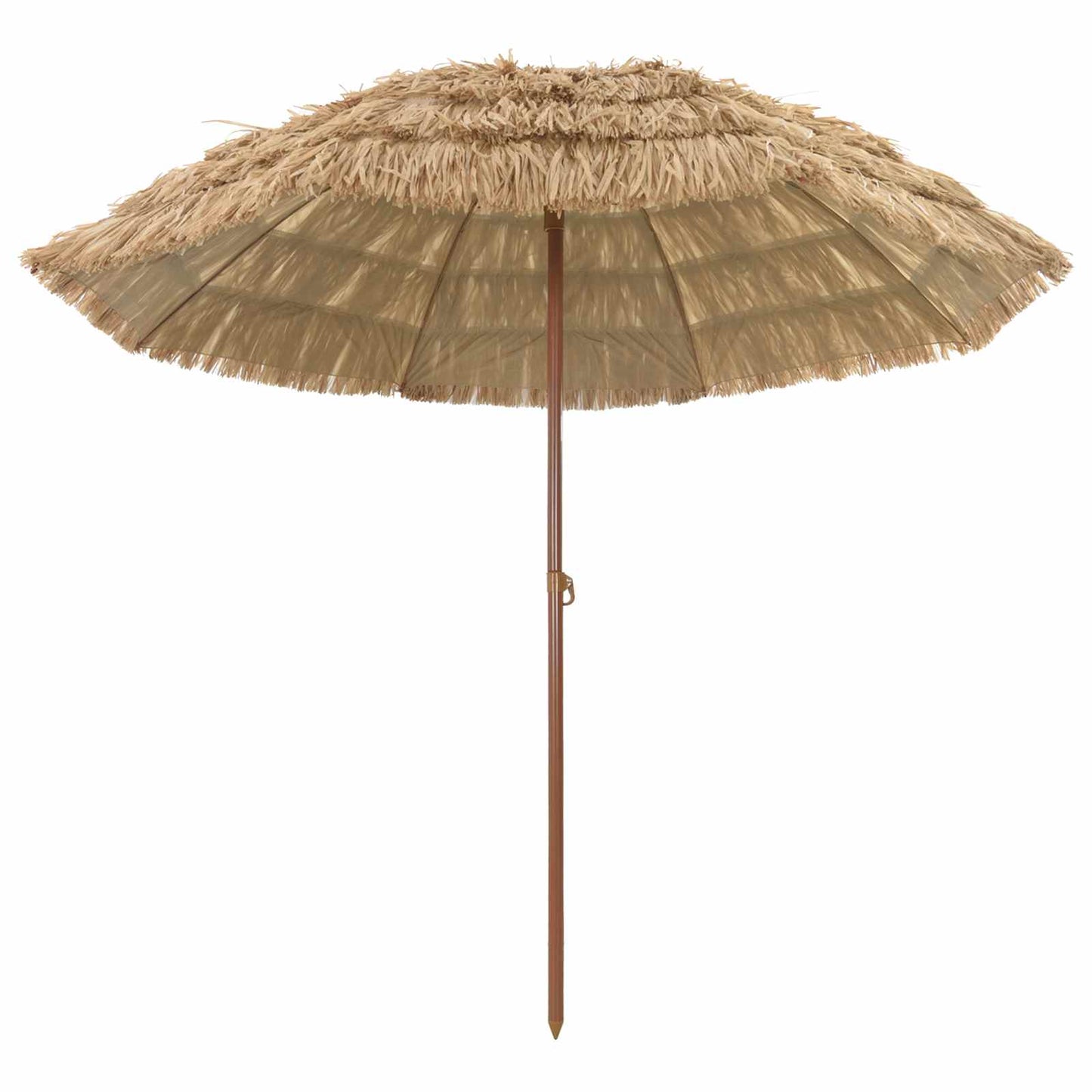 Ombrellone da spiaggia Vidaxx naturale 255 x 255 x 255 cm poliestere e acciaio