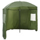 Vidaxl vis paraplu geel leger 300 x 240 cm oxford polyester