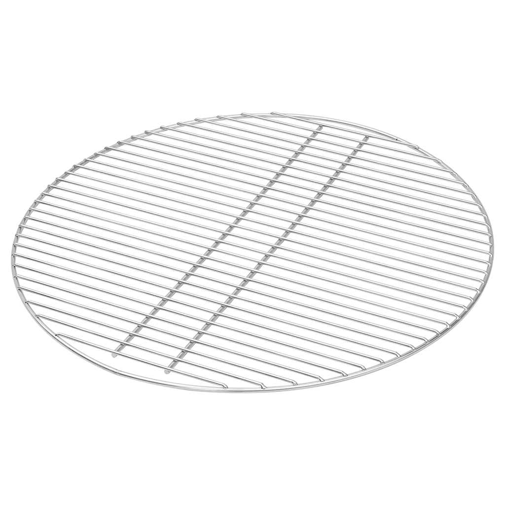 Vidaxx parrilla para barbacoa plateada 57 x 57 cm acero inoxidable