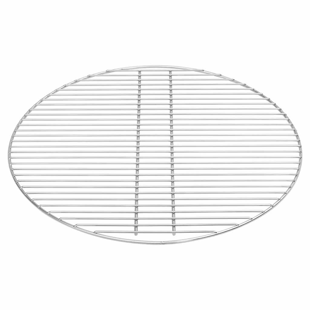 Vidaxx parrilla para barbacoa plateada 57 x 57 cm acero inoxidable
