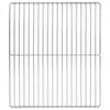 Vidaxl grillrooster zilver 40 x 35 cm roestvrij staal