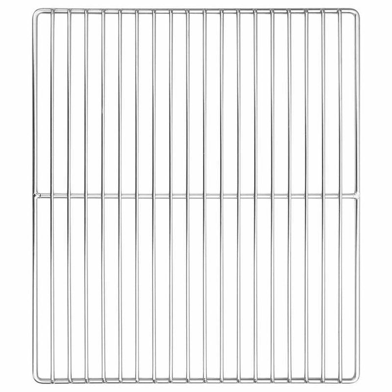 Vidaxl grillrooster zilver 40 x 35 cm roestvrij staal