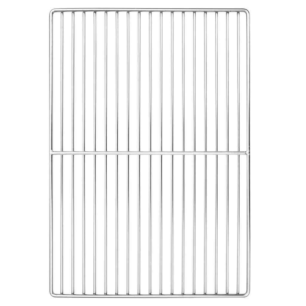 Parrilla vidaxx plata 47 x 32,5 cm acero inoxidable