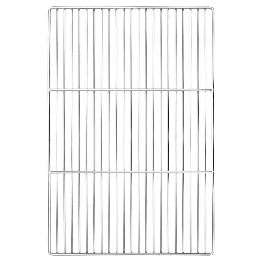 Parrilla vidaxx plata 60 x 40 cm acero inoxidable